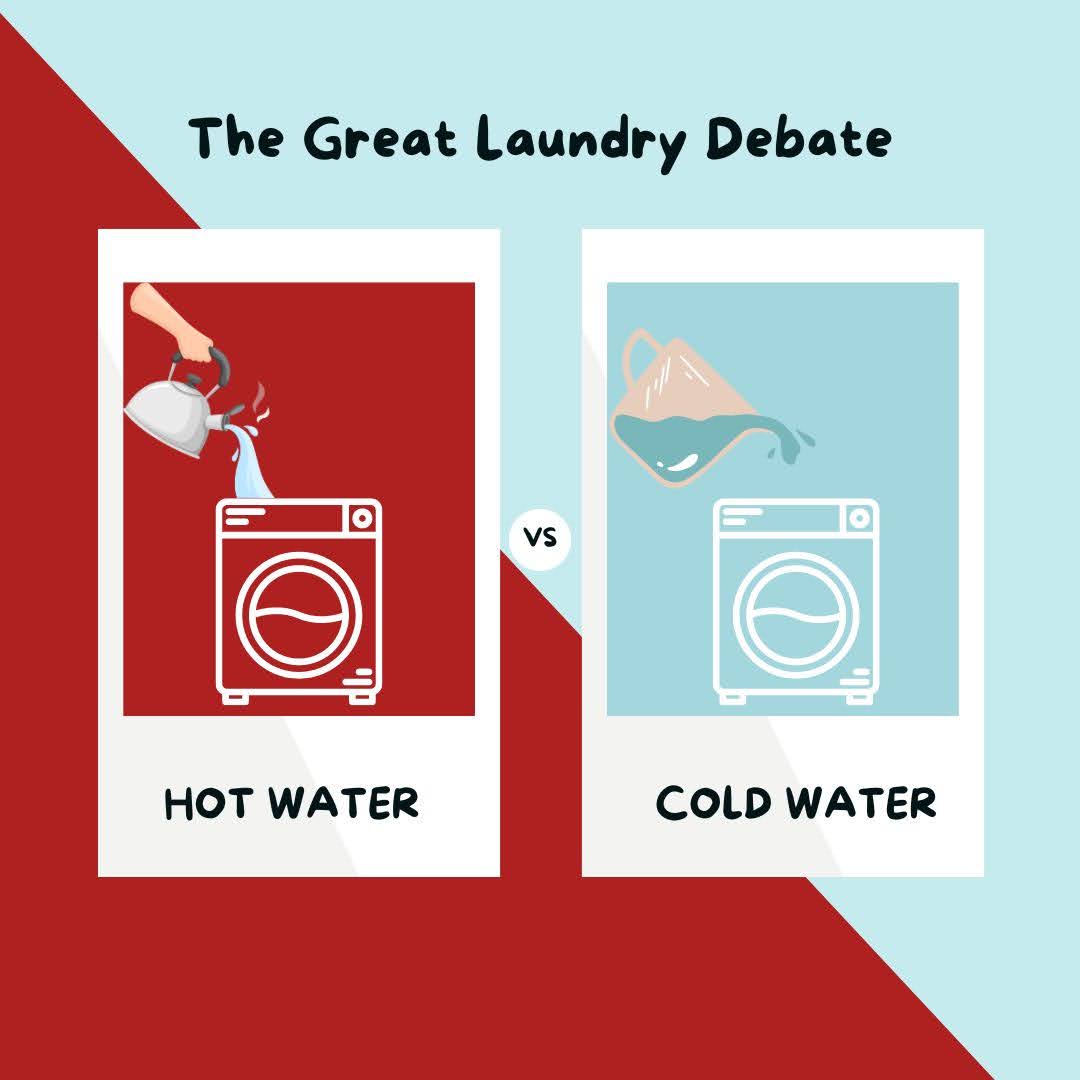 Should I use hot or cold water to do my laundry?